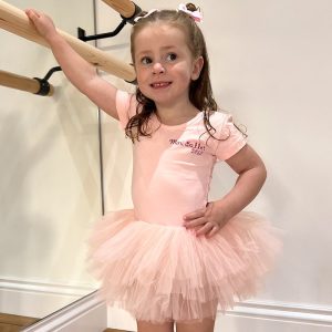 Mini ballet Tutu from The Tiny Ballet Company. Colour pink. Short sleave.