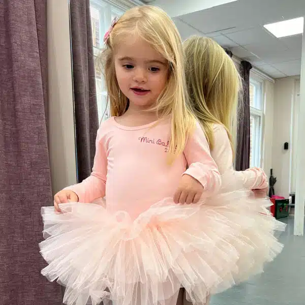 Long Sleeve Tutu in Pink available from The Tiny Ballet Company